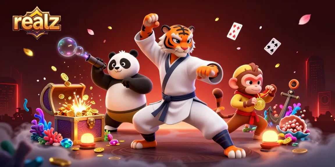 Experience realz in a vibrant casino-themed illustration showcasing thrilling gameplay and dynamic elements.